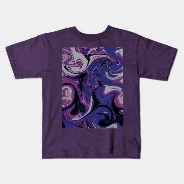 Purple cloud Kids T-Shirt by Sinmara